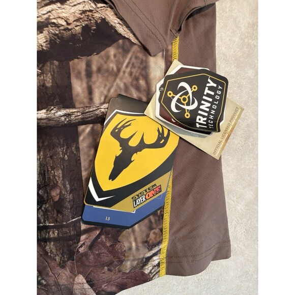 BNWT Scentblocker XLarge XL Long Sleeve Mossy Oak Camo Hunting Shirt Trinity - Picture 4 of 13